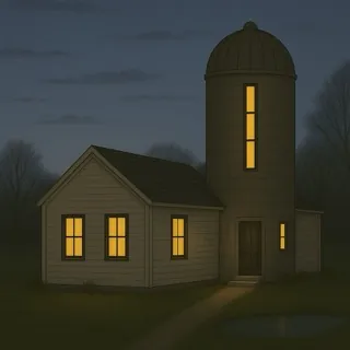 House in Evening by Jameson McShane