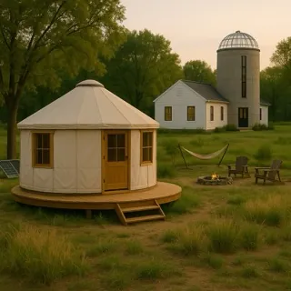 Art Circle Yurt by Jameson McShane