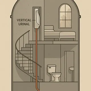 Vertical Urinal by Jameson McShane