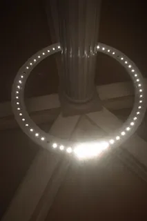 Light Circle Around a Column