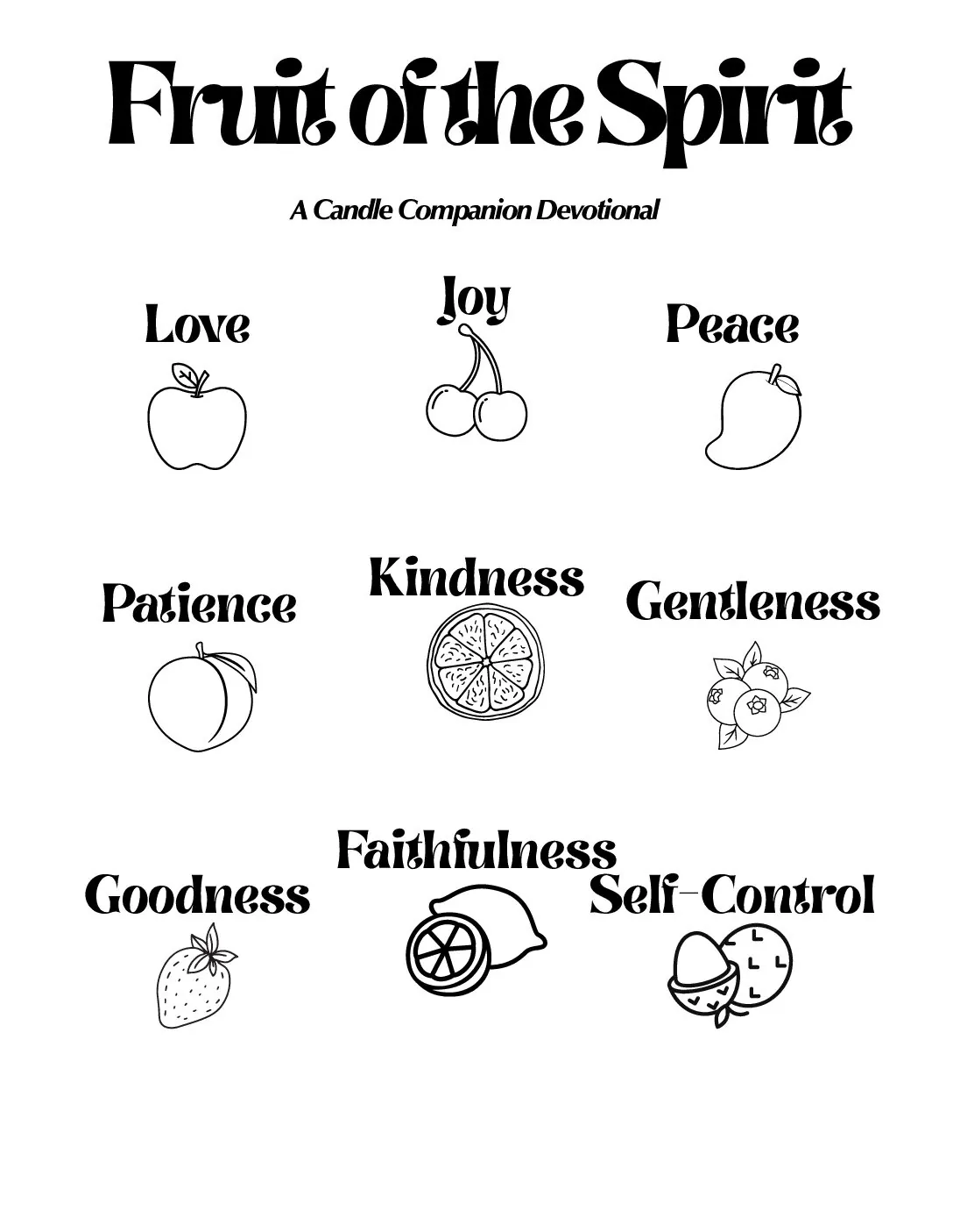 Fruit of the Spirit Devotional