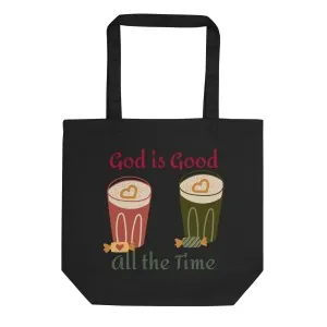 God Is Good Christian Tote Bag