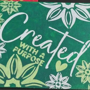 Handmade Christian Scripture Canvas Art