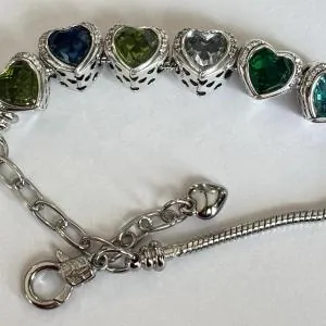 Personalized Birthstone Charm Bracelet