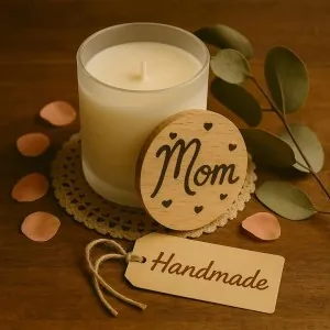 Personalized Psalm 46:1 Soy Wax Candle