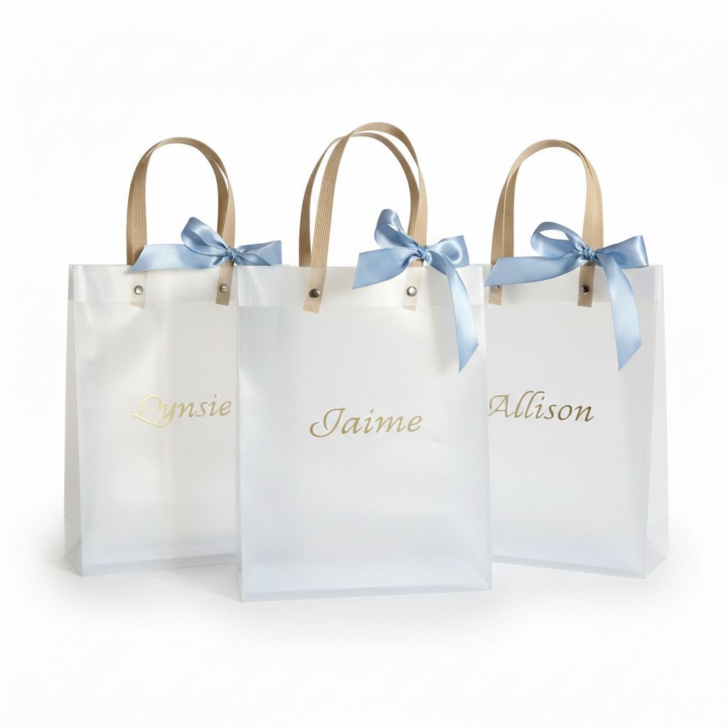 Personalized bridesmaid gift bags