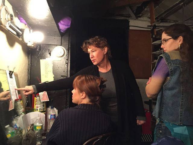 A performer at a Stage Left event