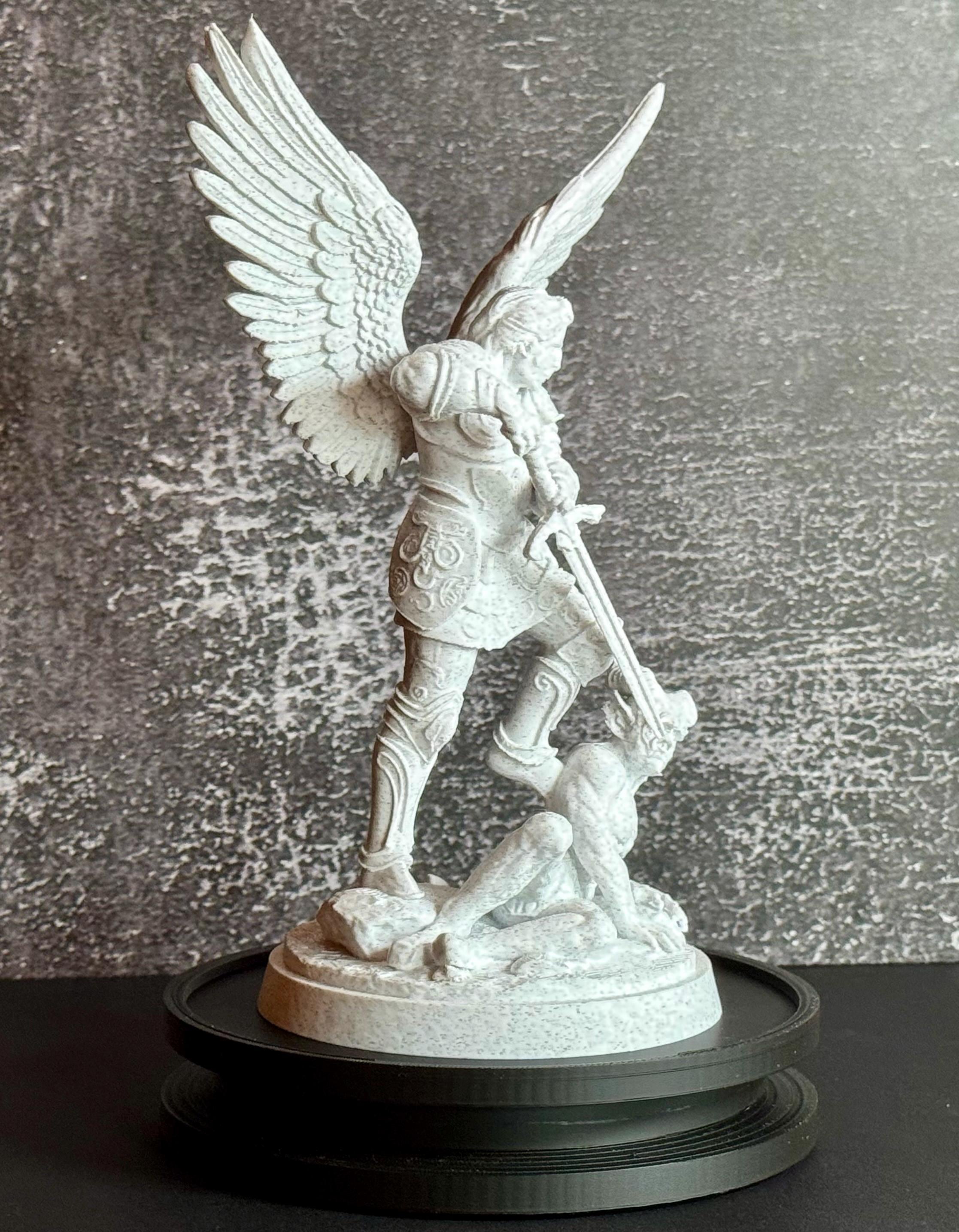 Archangel Michael Statue – 7.7 Inch Religious Sculpture