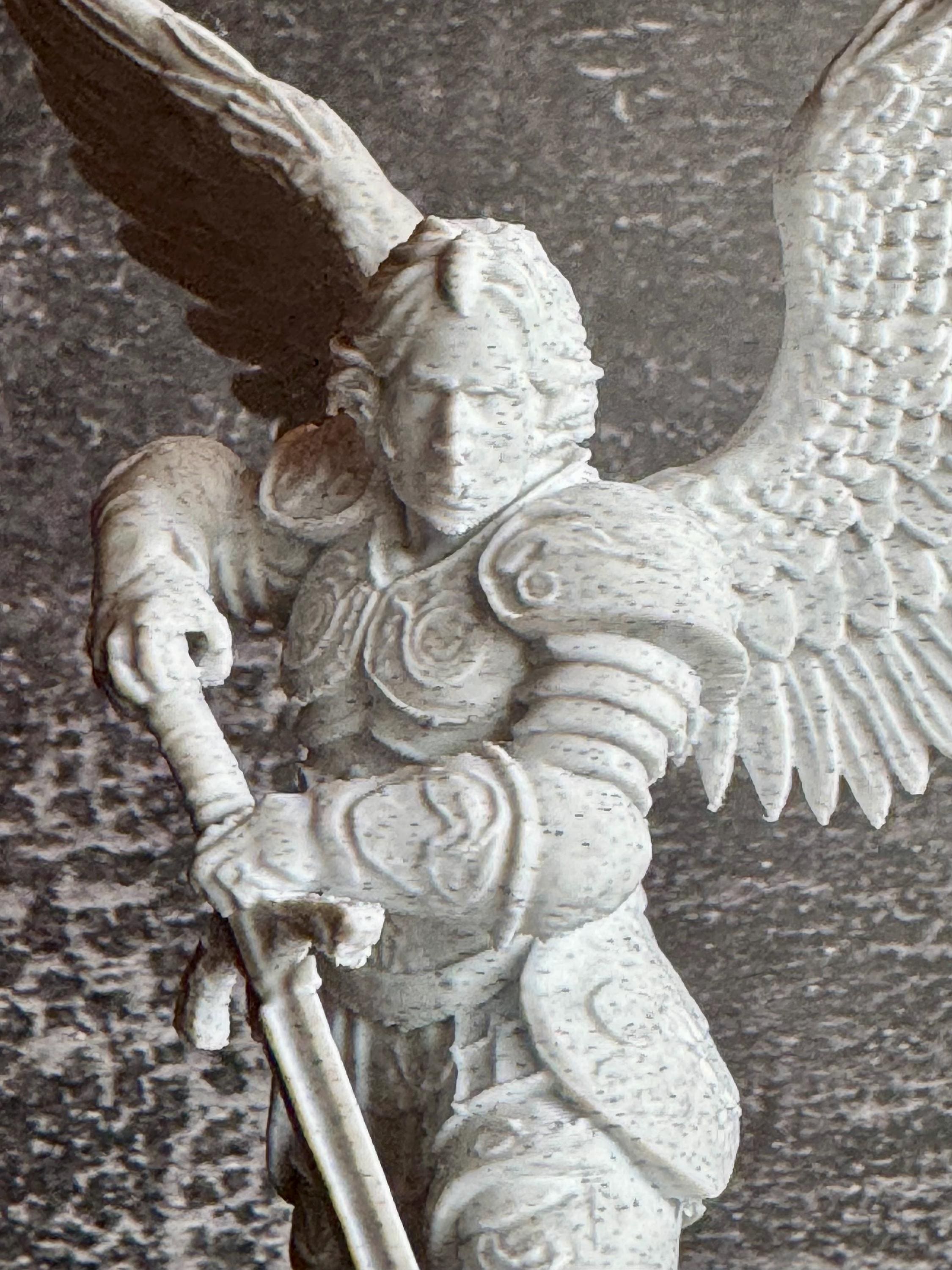 Archangel Michael Statue – 7.7 Inch Religious Sculpture