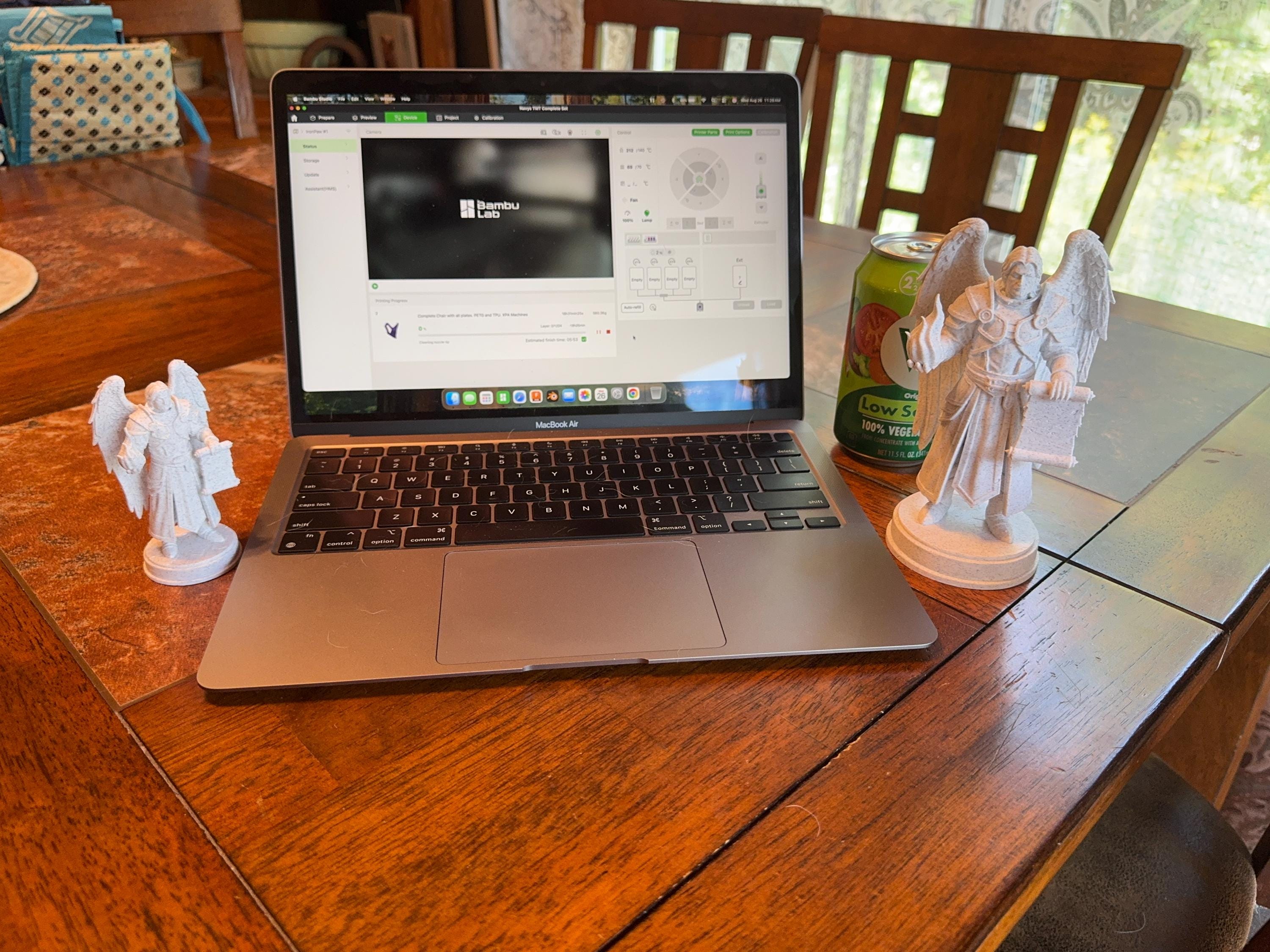 Archangel Uriel Statue – 3.7 “ Desk Size