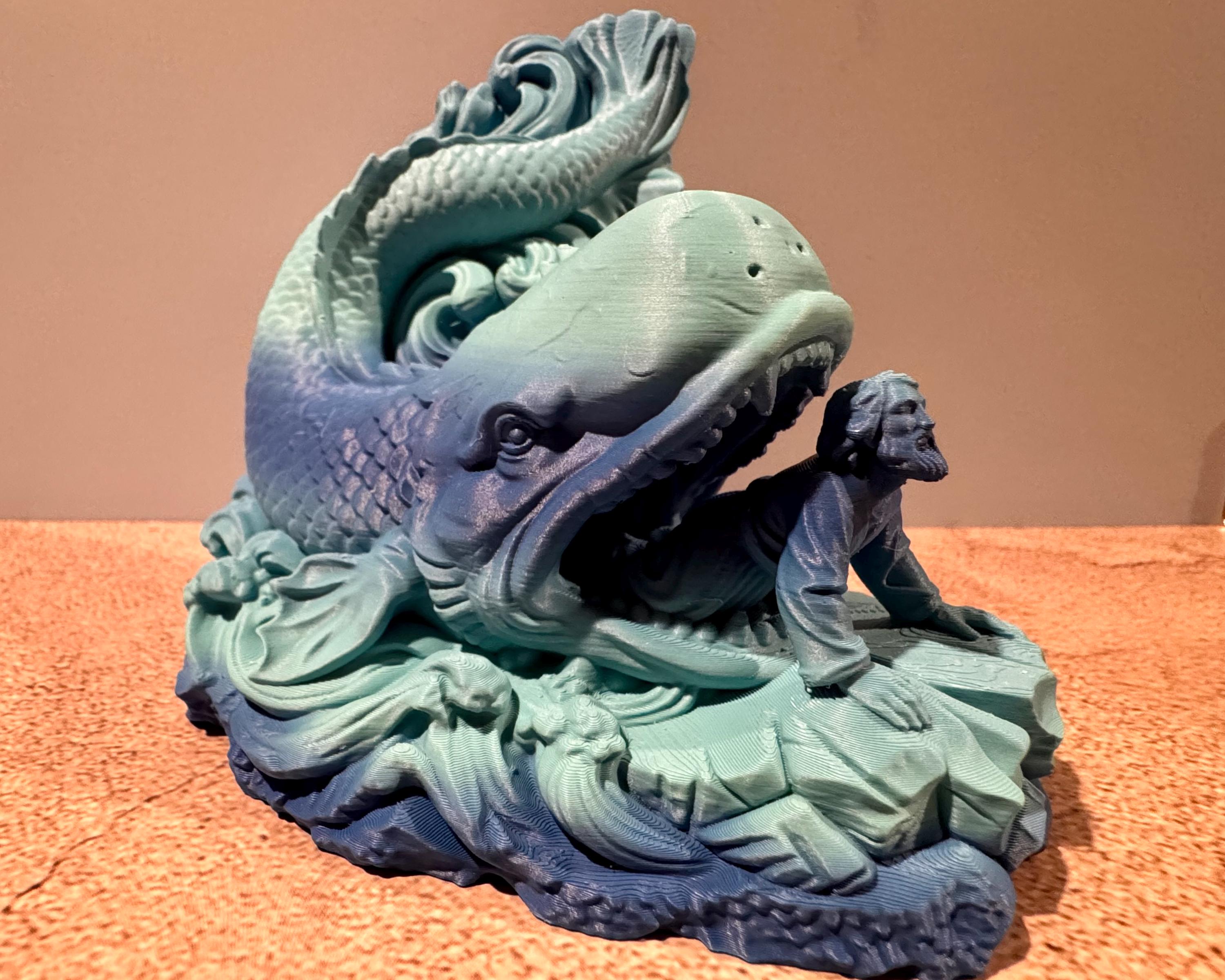 Jonah and the Whale – Christian Statue