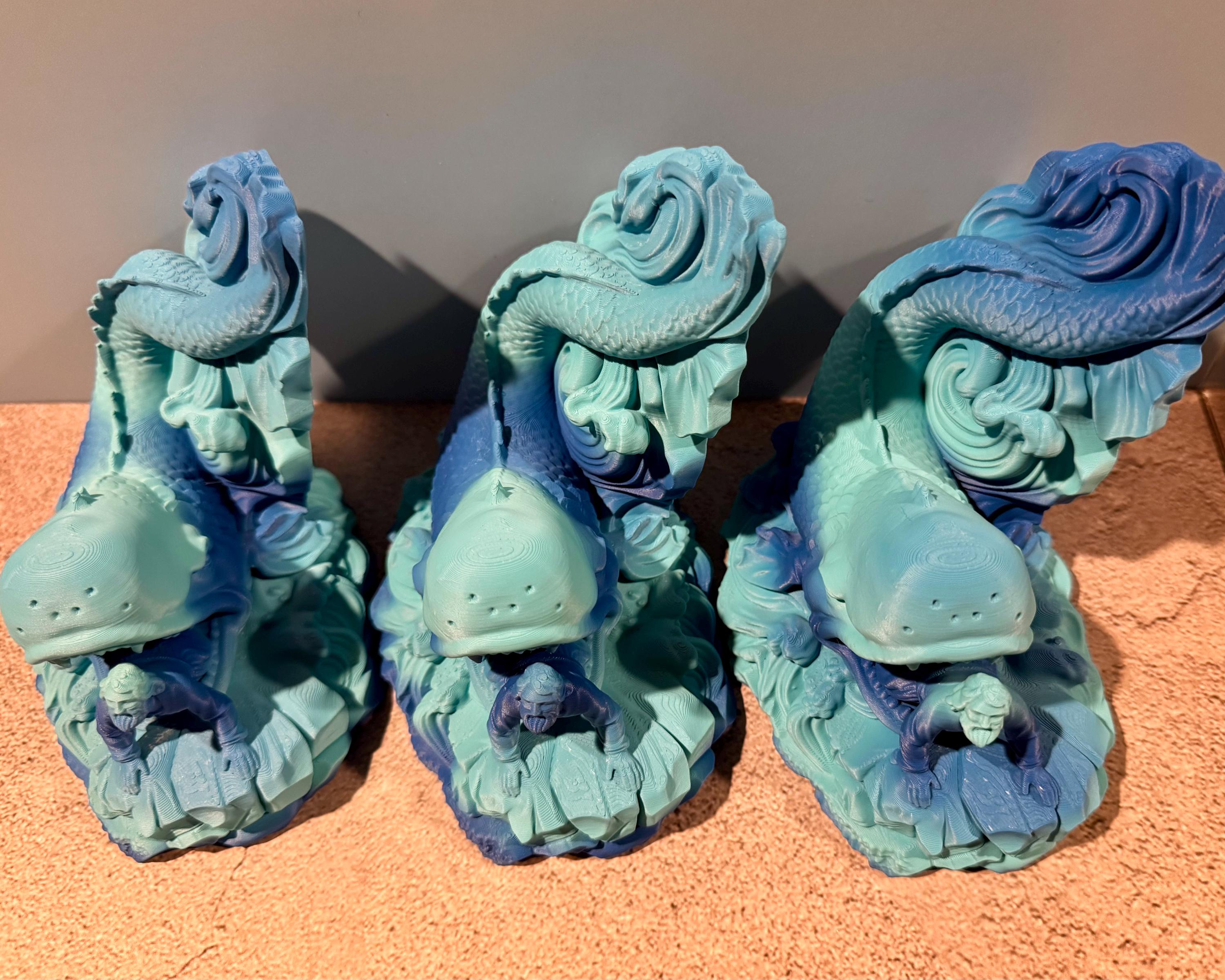 Jonah and the Whale – Christian Statue