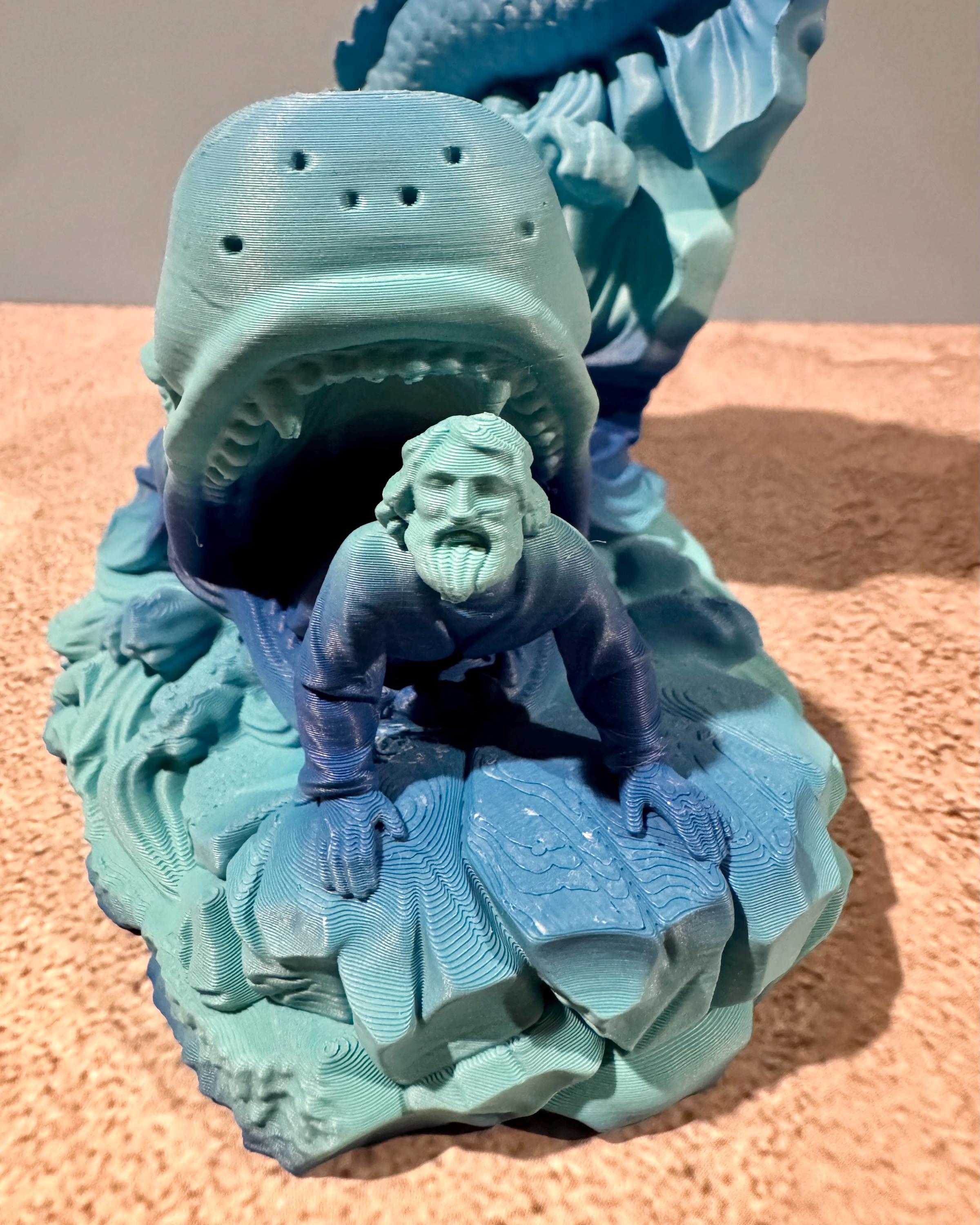 Jonah and the Whale – Christian Statue