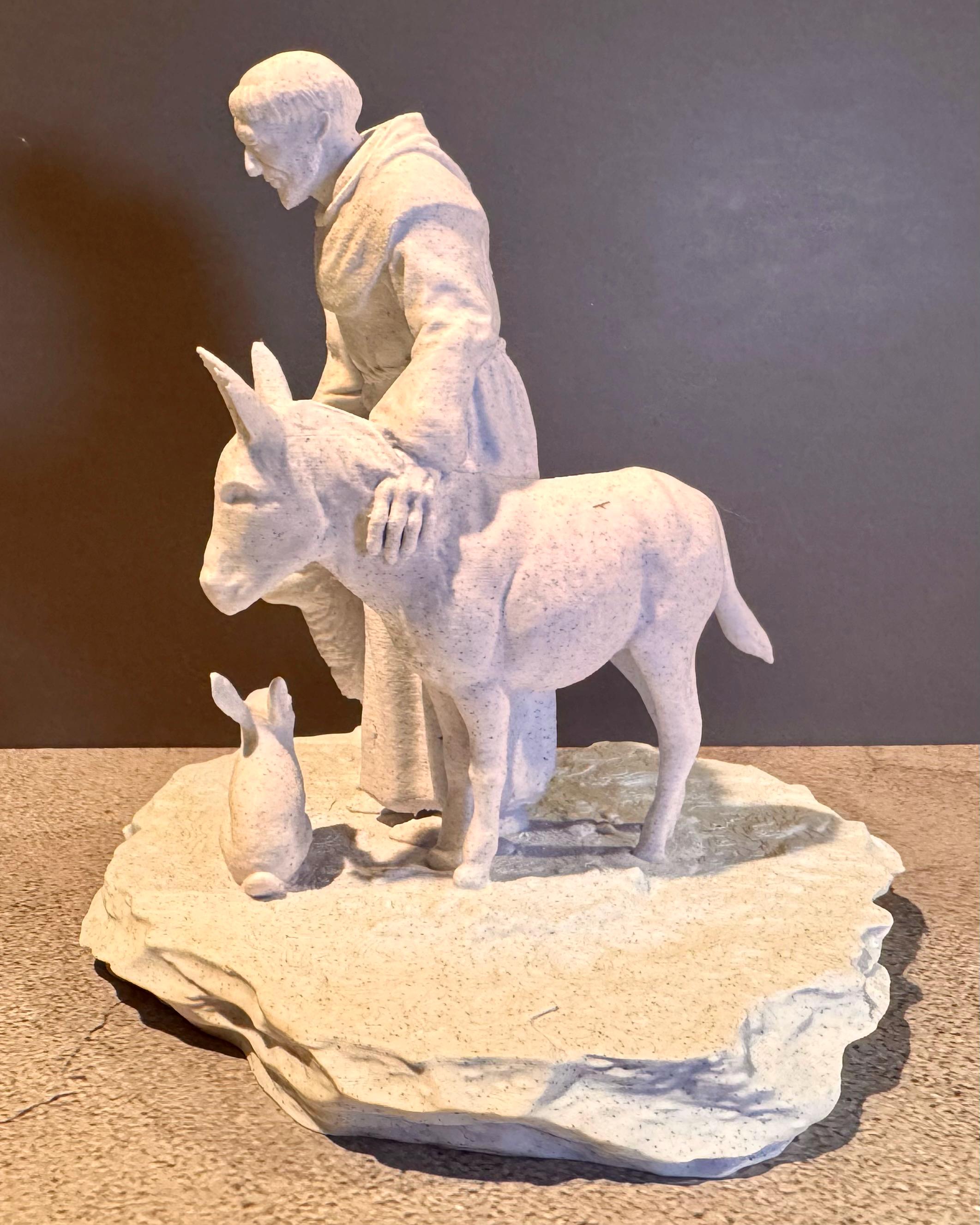 St. Francis Statue with Animals