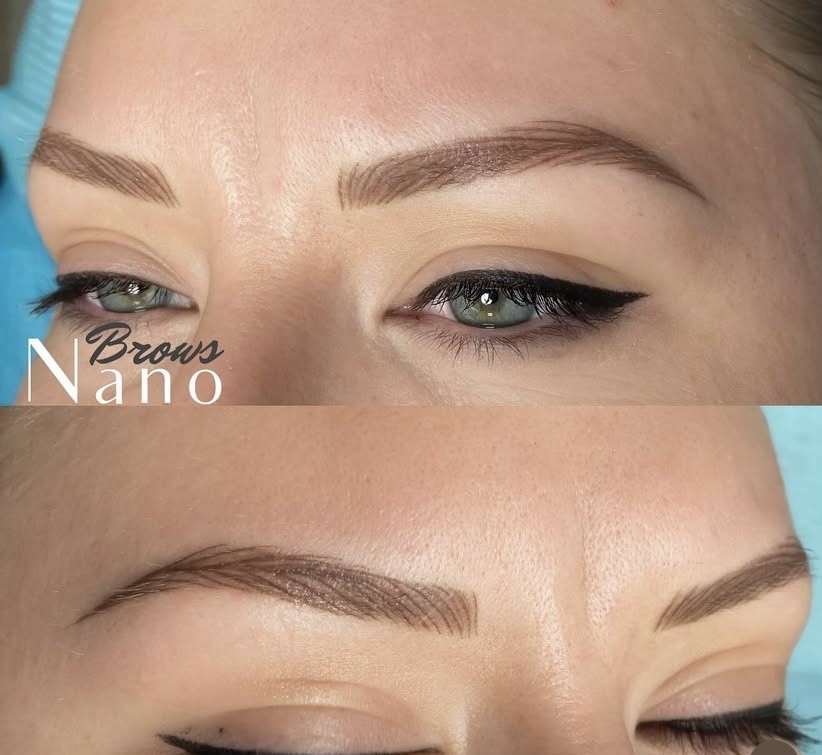 Brow color boost result