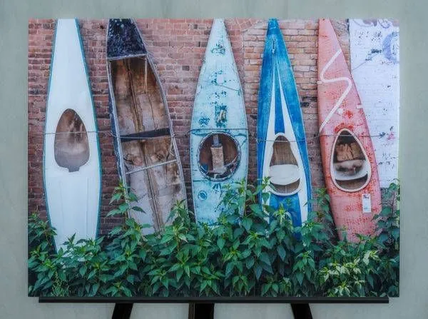 Kayaks' Wall by Aboud Dweck