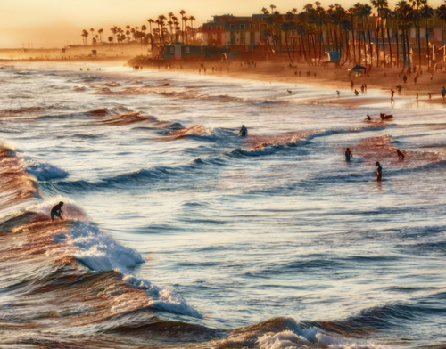 Sunset Oceanside by Aboud Dweck