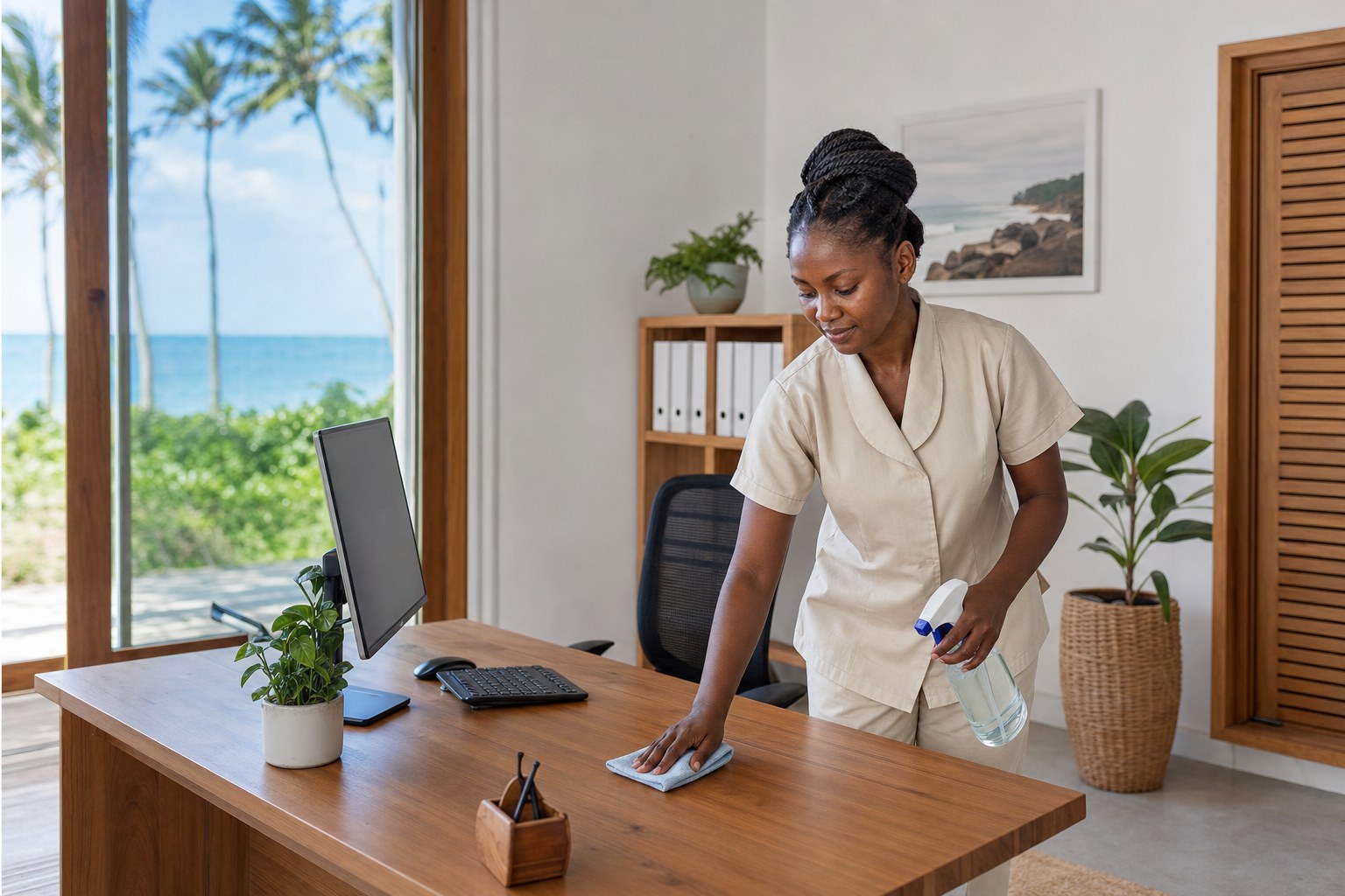 A bright, professionally presented commercial interior