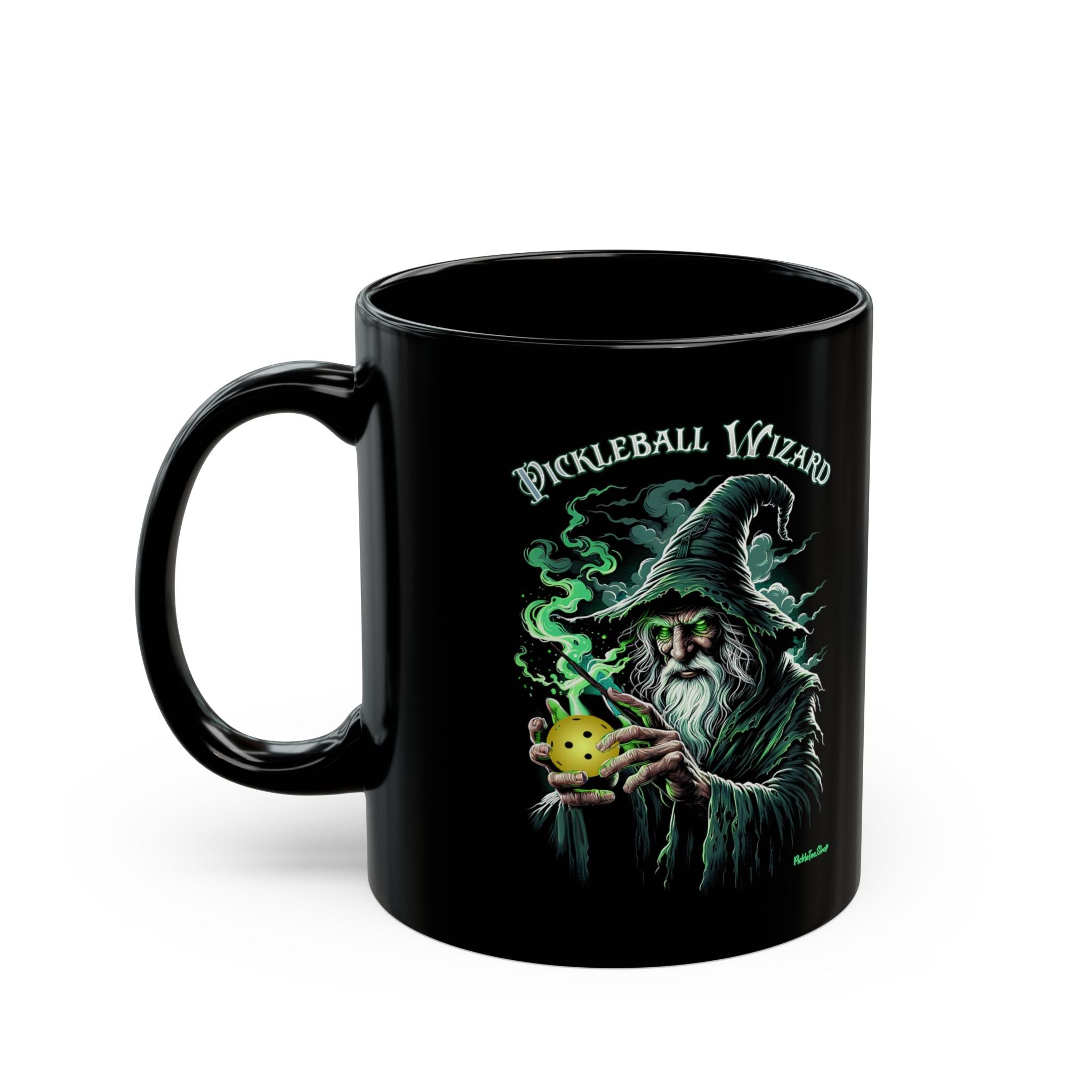 PickleTee Pickleball Wizard coffee mug