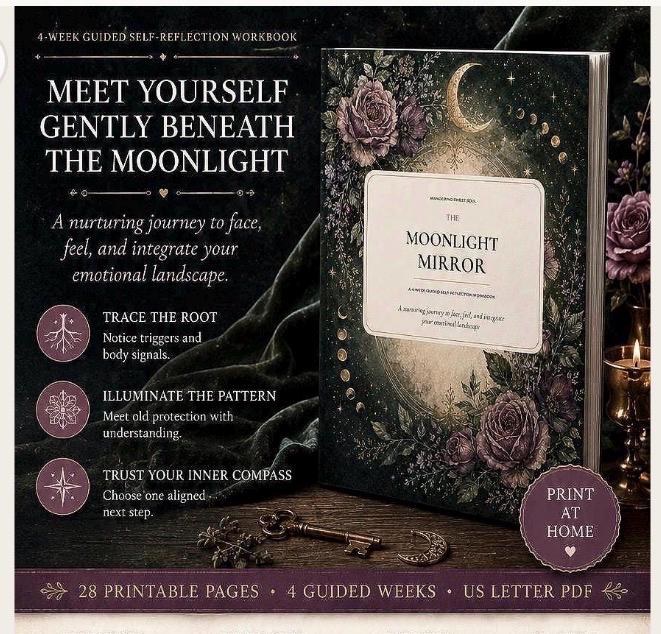 Four-week guided self-reflection printable journal PDF for preview 2