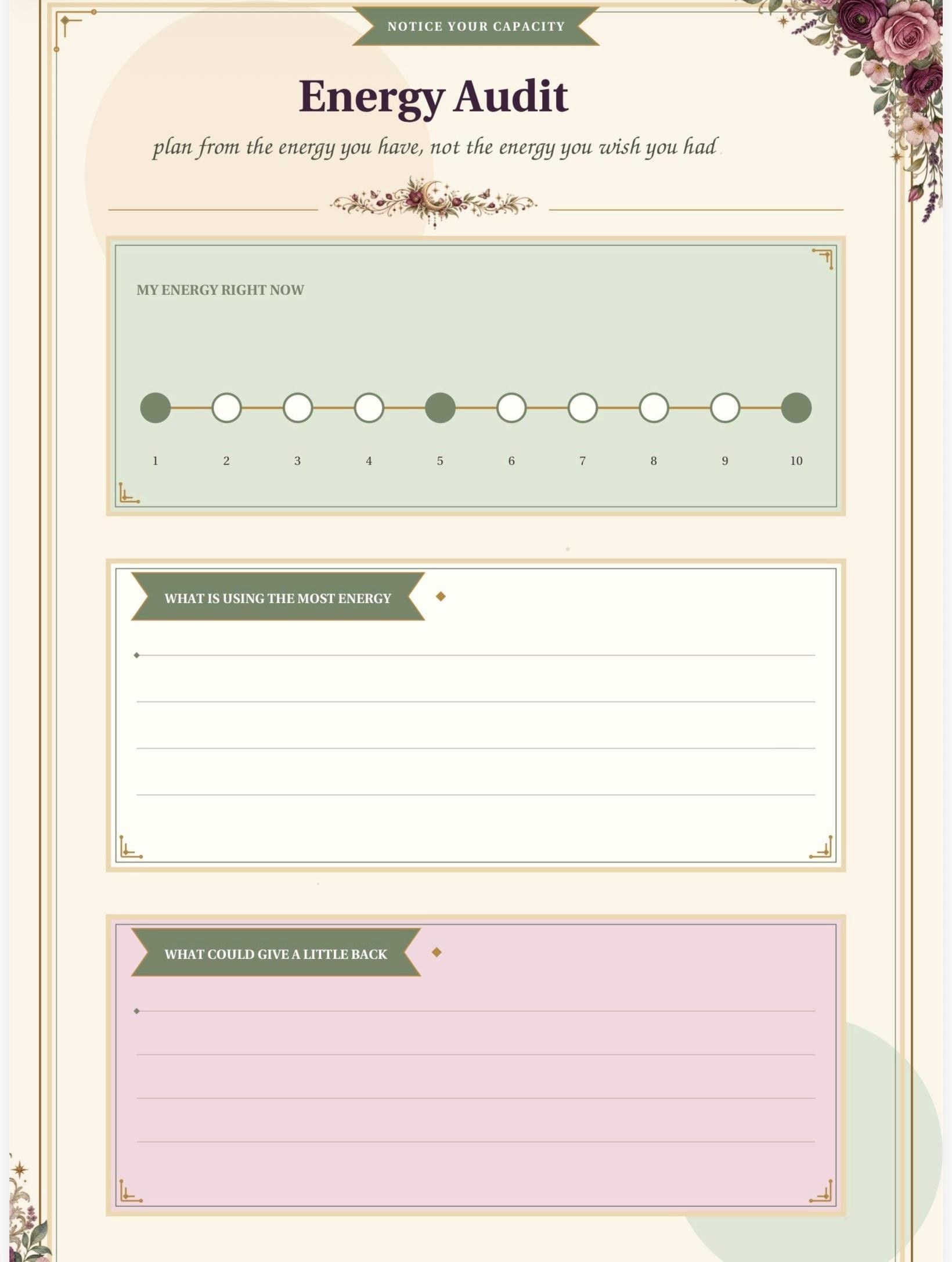 Printable Mini Journal for Emotional Check-Ins, Thought Ci preview 4