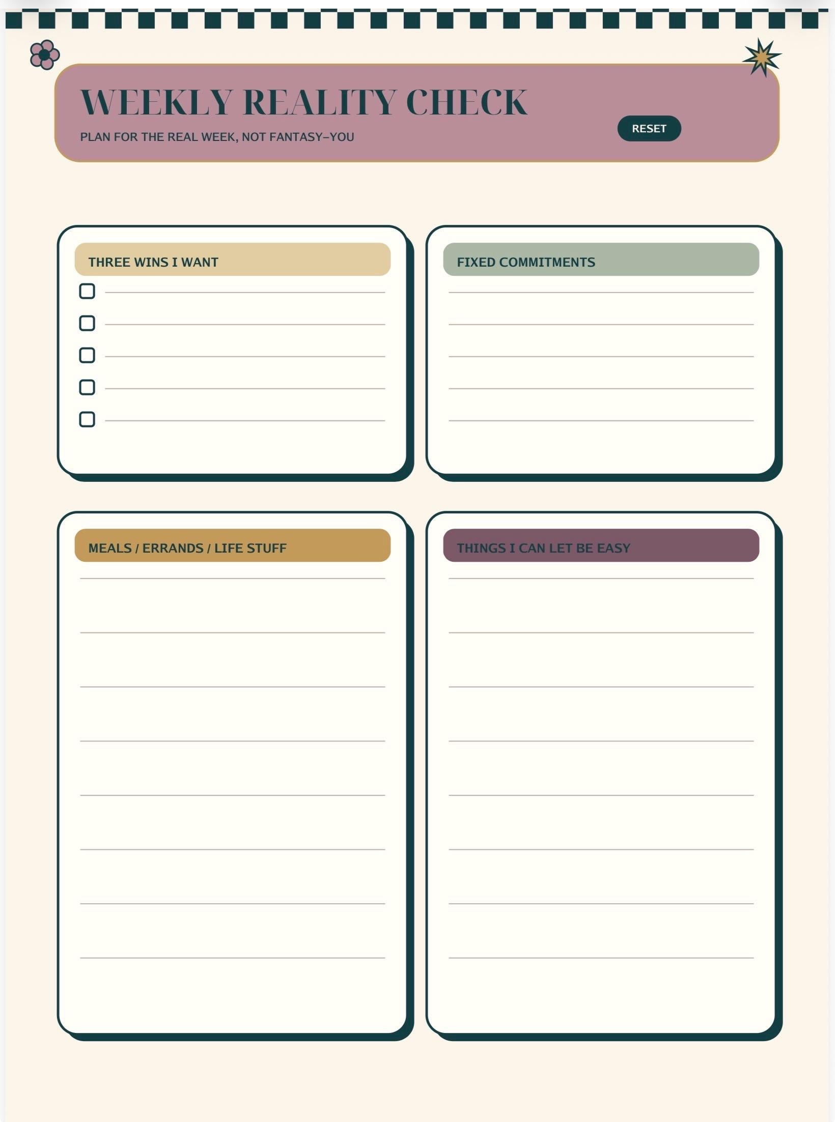Bold 22-Page Productivity Planner, Habit Tracker, Weekly O preview 6