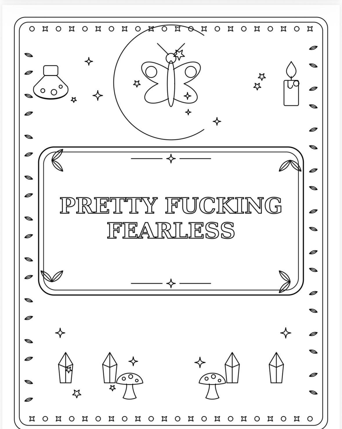 30 Bold Swear Word Coloring Pages with Mandalas, Skulls, F preview 3