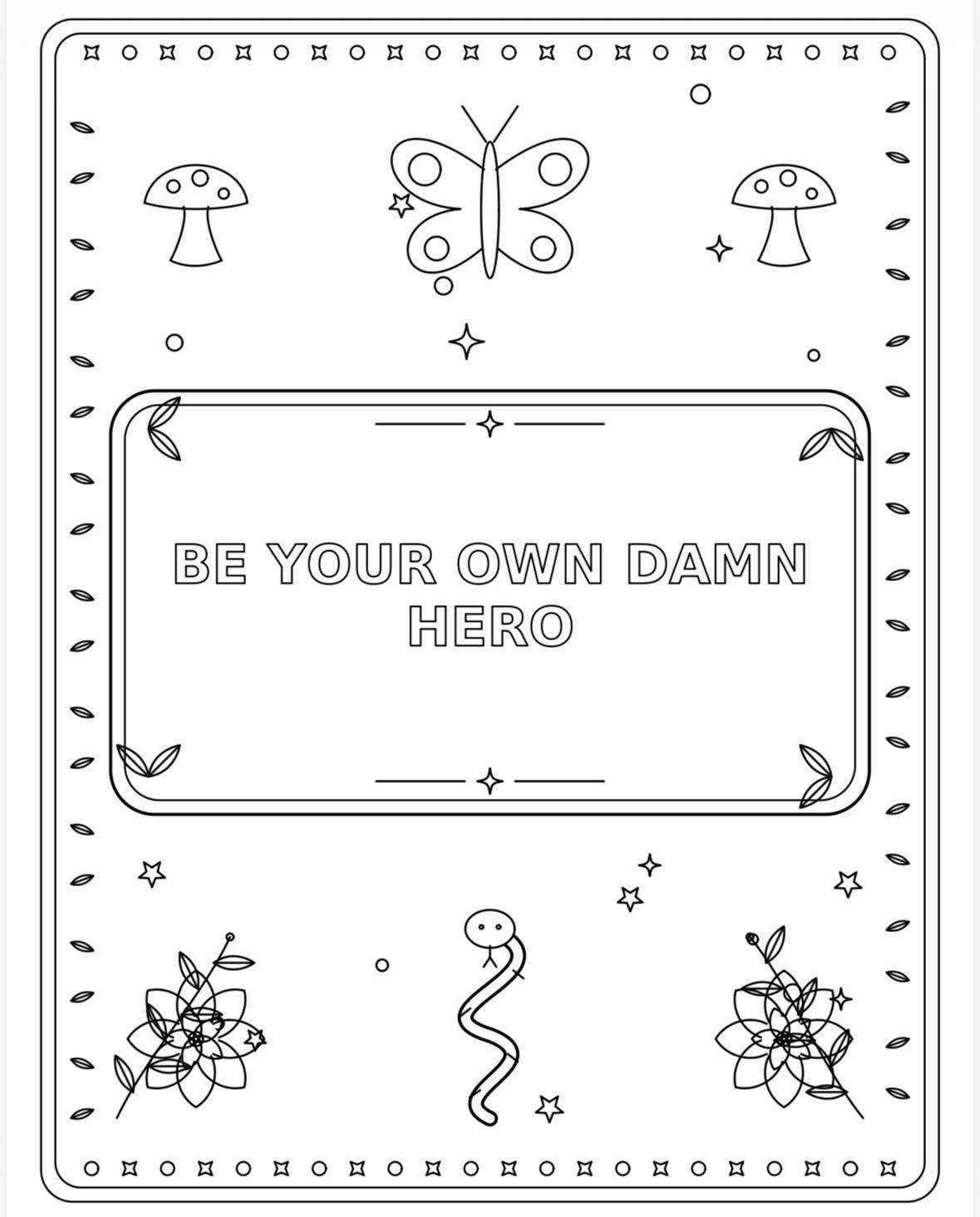 30 Bold Swear Word Coloring Pages with Mandalas, Skulls, F preview 9