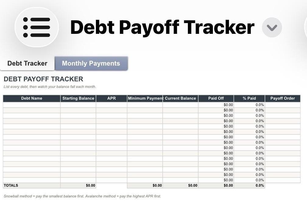 10 Editable Excel Templates for Budgeting, Business, Meal preview 12