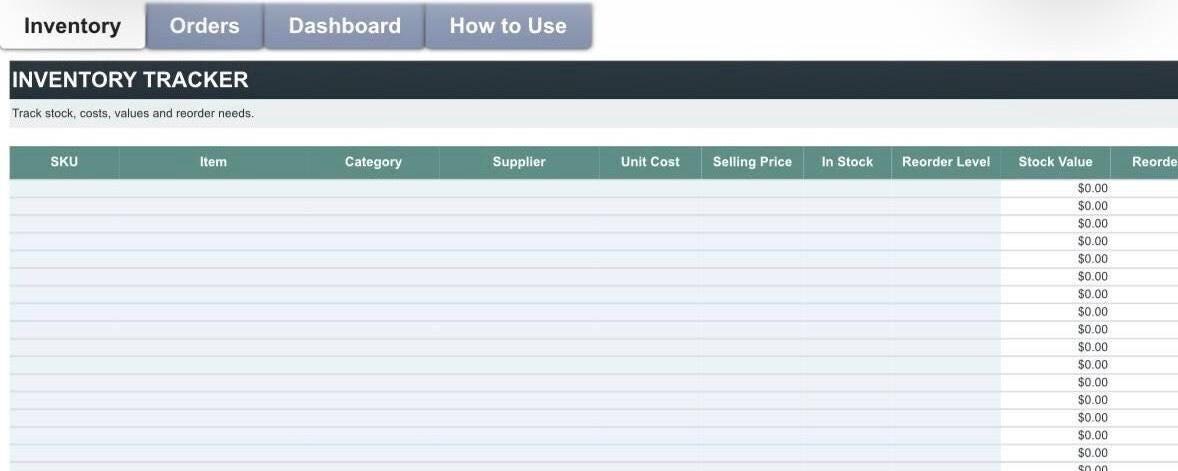 10 Editable Excel Templates for Budgeting, Business, Meal preview 8