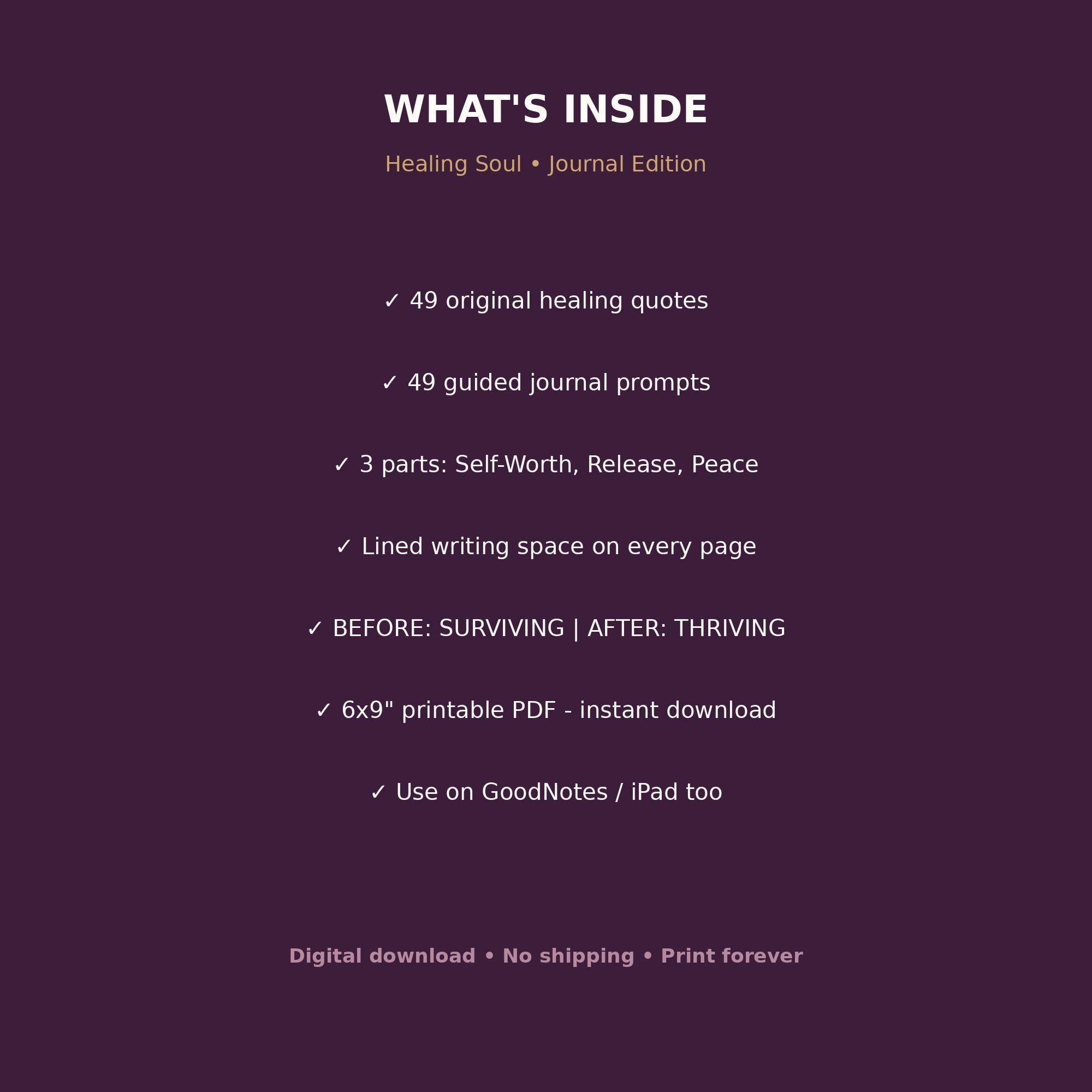 49-Day Guided Healing Journal - Self Care Prompts, Mental preview 6