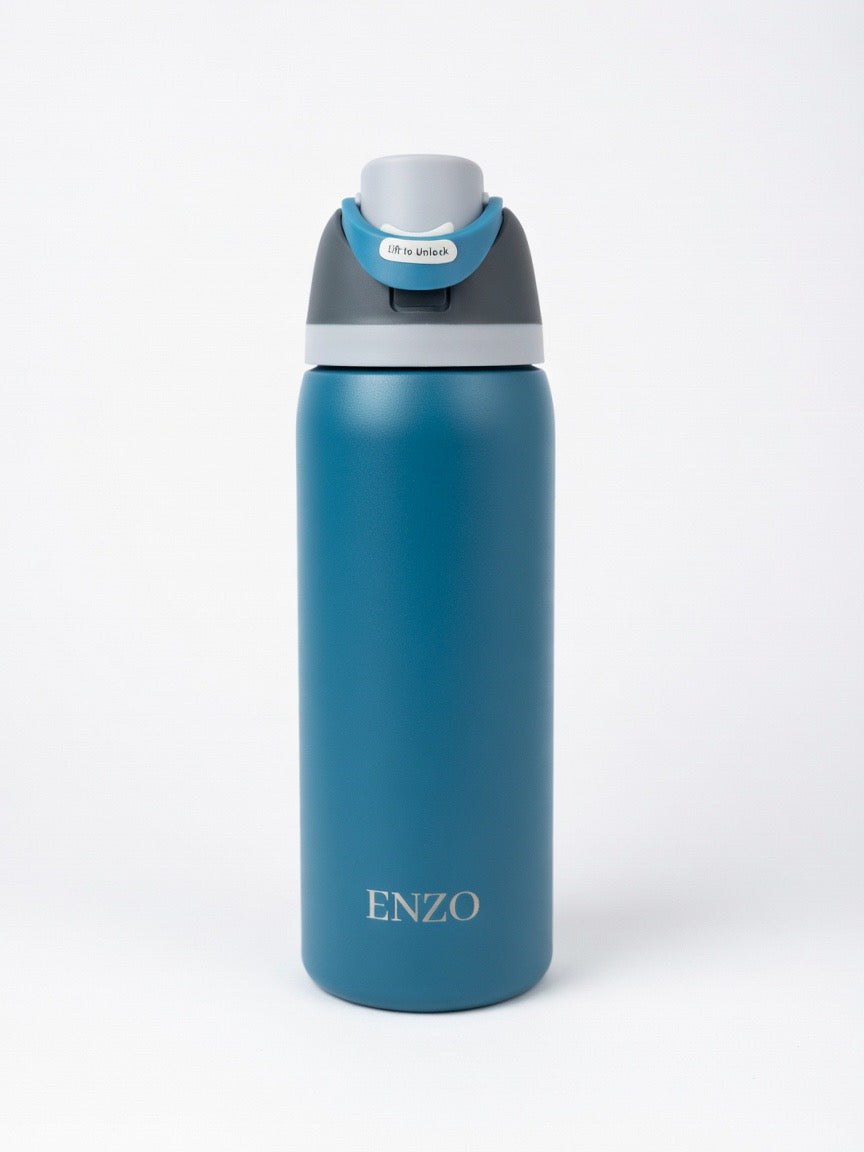 Blue ENZO water flask