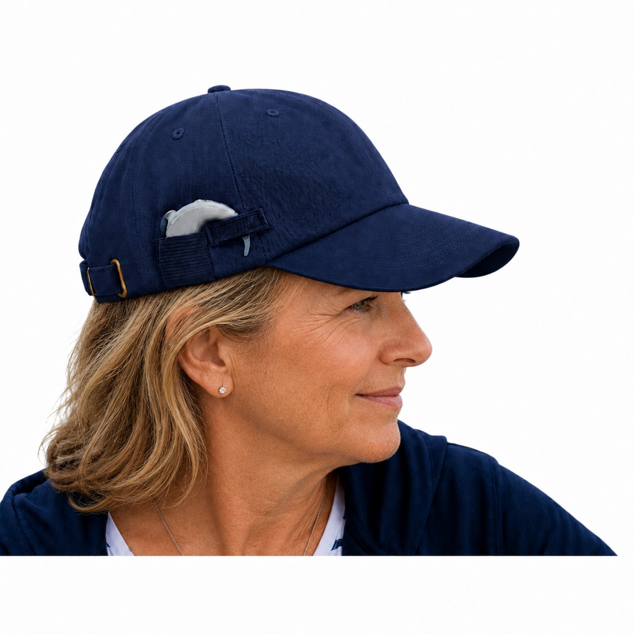 Adult cochlear implant hat