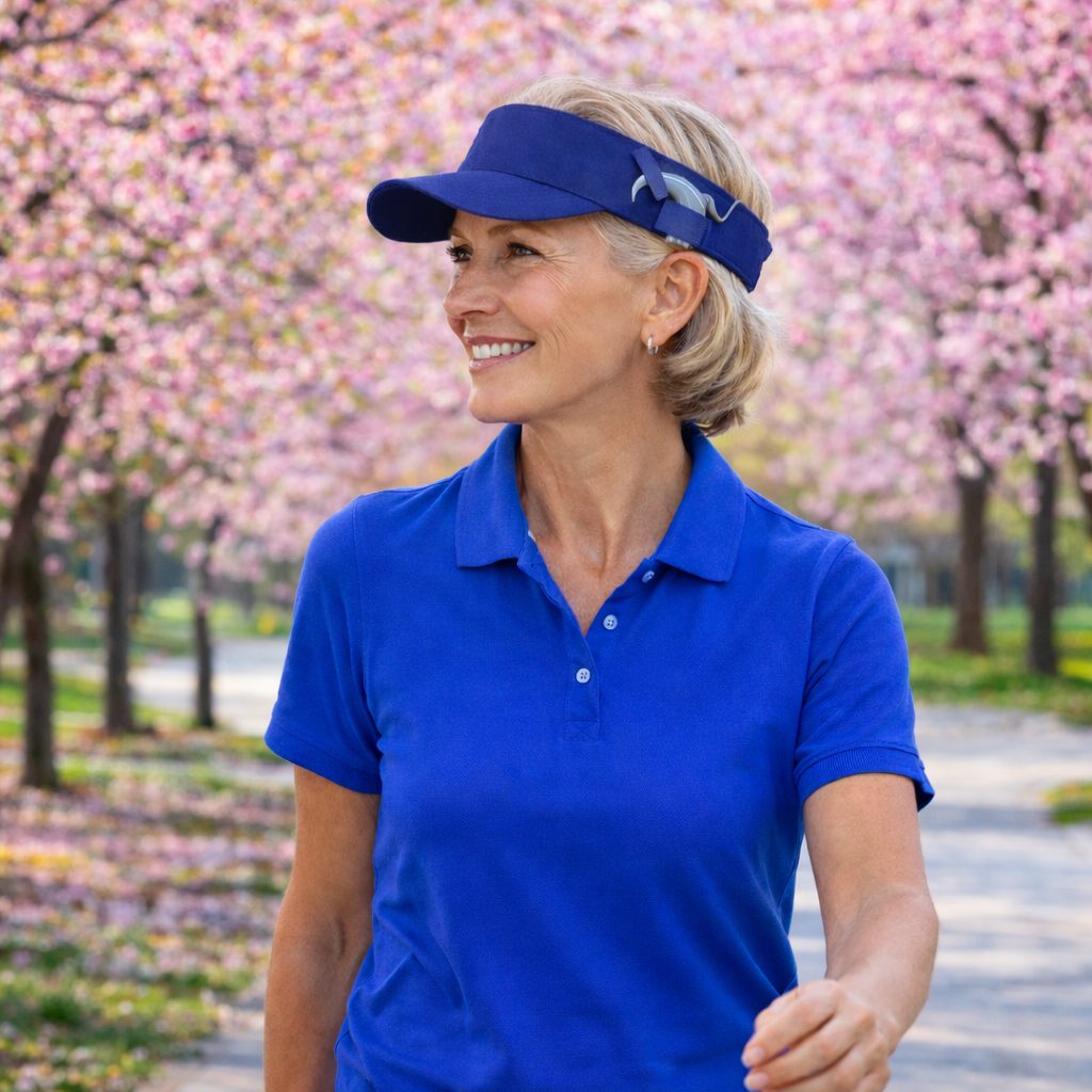 Adult cochlear implant visor