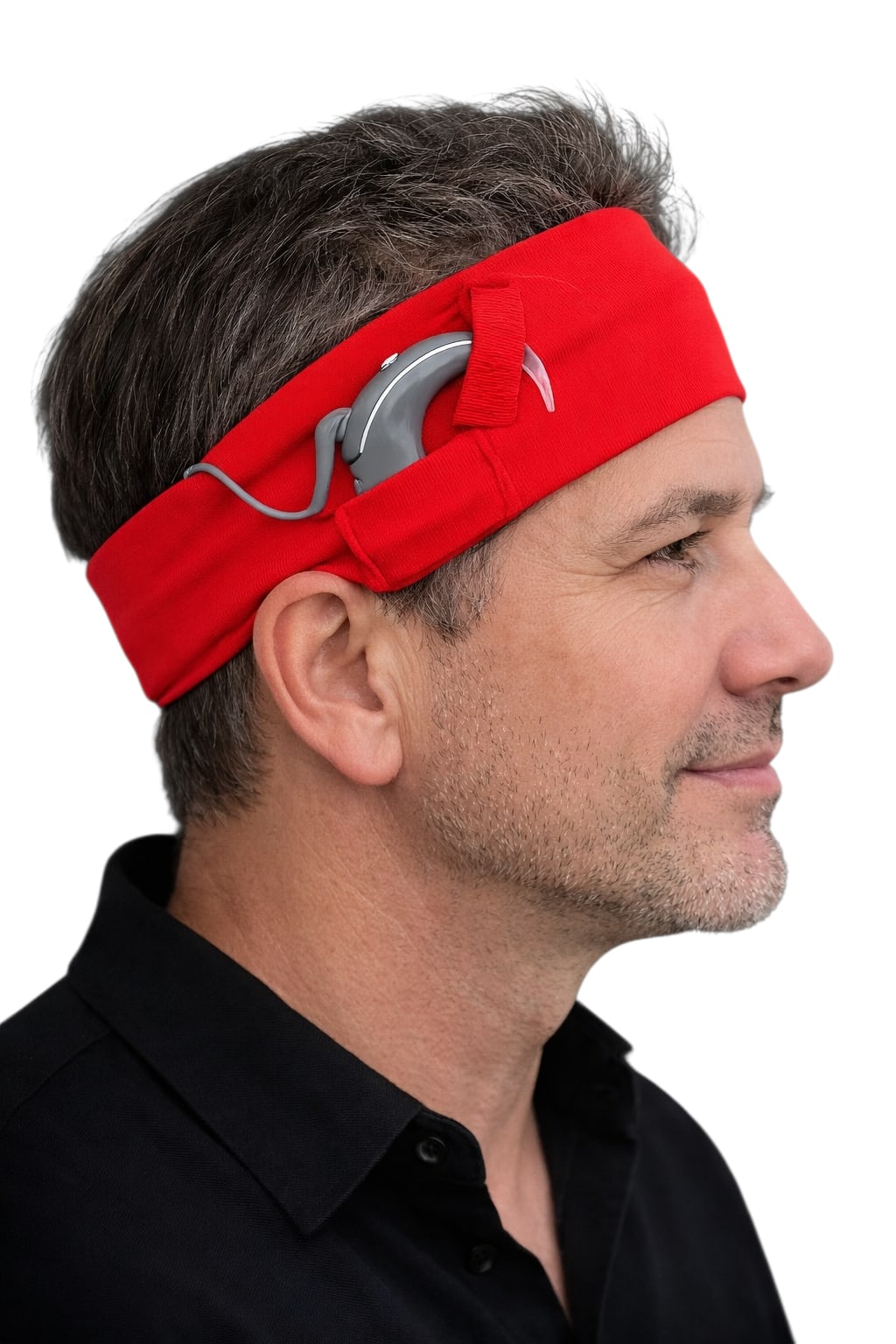 Adult Pleated Cochlear Implant Headbands Pack of 5, view 3