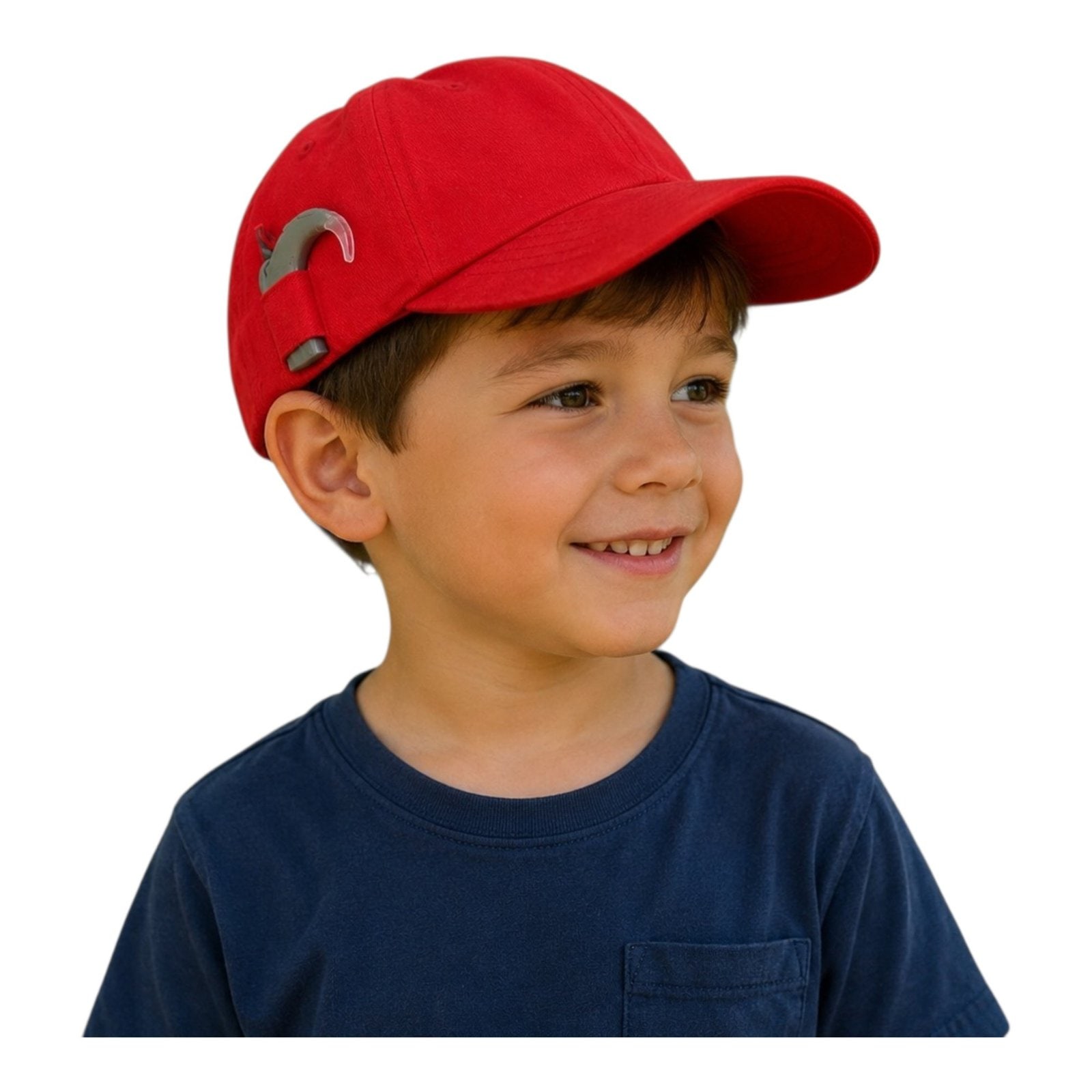 Cochlear Implant Hat for Kids-Fits Most BTE Processor Hat Nucleus7, N6, Med El (4-7 Years), view 4