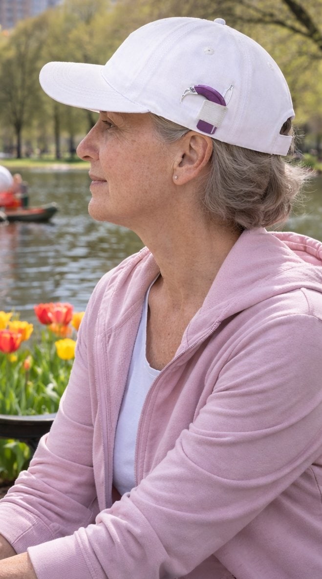 Quick Dry Adult Cochlear Implant Hat, view 5