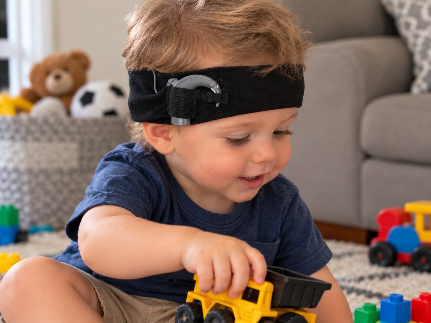 Toddlers Cochlear Implant Headbands 2 pack, view 3