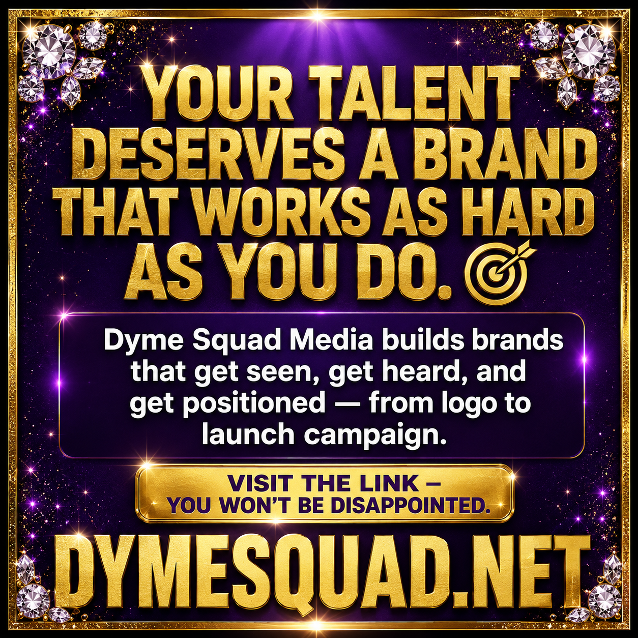 Dyme Squad Artist Marketing Campaign Intake Form flyer