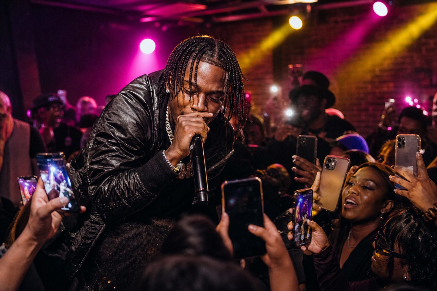 Artist performing during release week