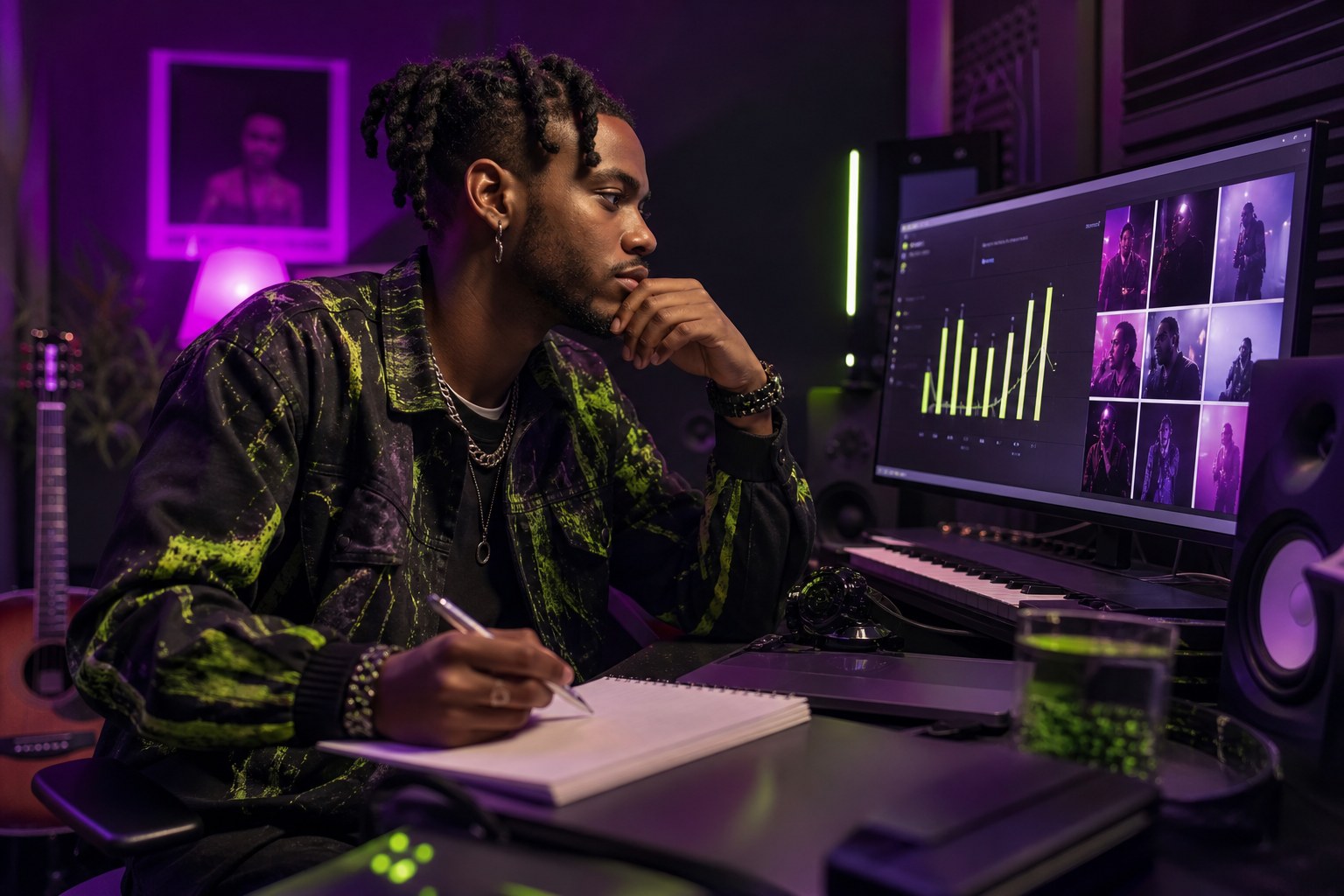 Independent artist planning a music campaign