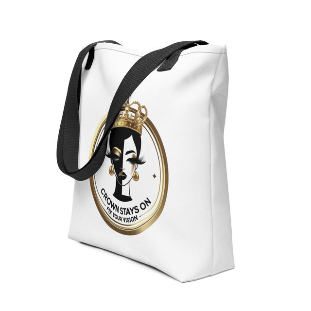 Crown Stays On Tote bag
