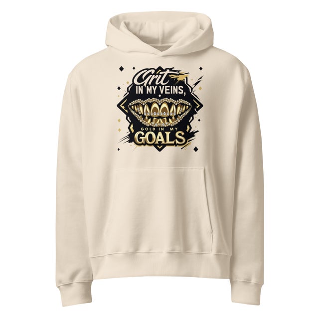 Grit In My Veins Oversized heavyweight hoodie