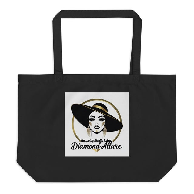 Unapologetically Extra Large organic tote bag