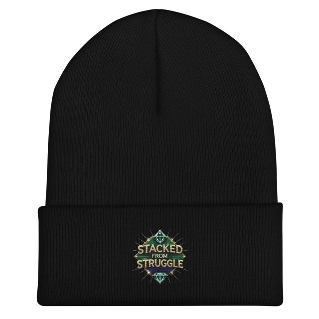 Stacked From Struggle D2 Cuffed Beanie