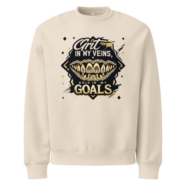 Grit In My Veins Men’s Oversized heavyweight sweatshirt