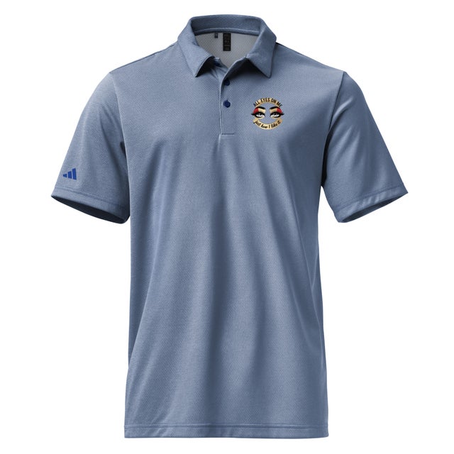 All Eyes On Me Adidas Women’s Space-Dyed Polo Shirt