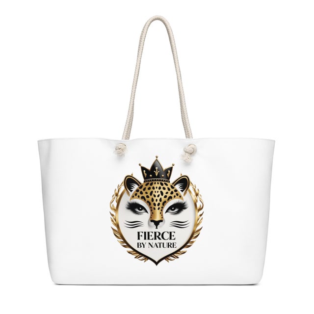 Fierce By Nature Oversized weekender bag
