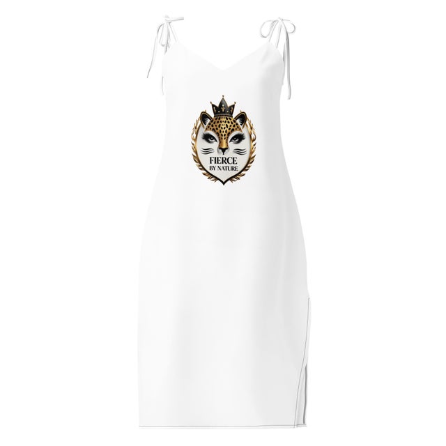 Fierce By Nature Tie-strap midi dress