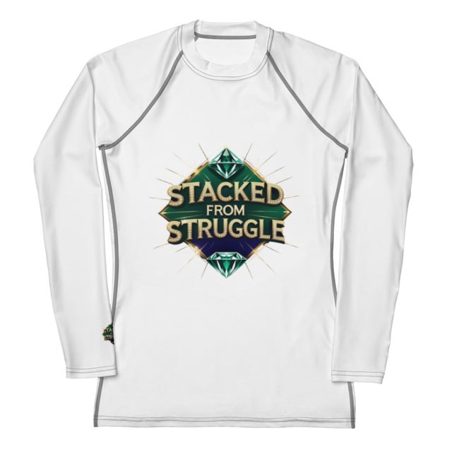 Stacked From Struggle D2 Women's Rash Guard Shirt